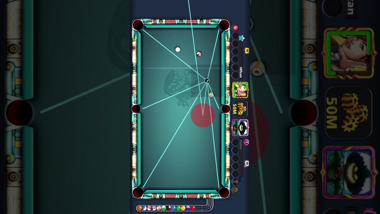 Best trick shot tutorial in 8ballpool 