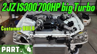 2JZ-GE Turbo 700+Hp Build. Lexus IS300 Customer Build.