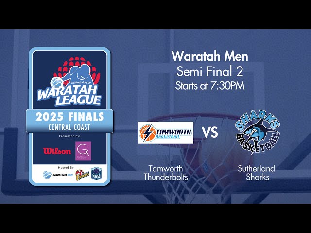 LIVE 🔴 - Tamworth Thunderbolts v Sutherland Sharks - WM SF - 2025