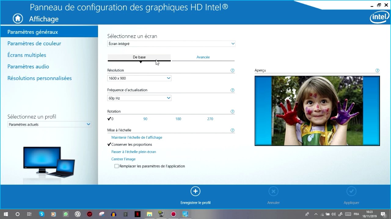 HOW TO ADD RESOLUTION ON WINDOWS 10 ( INTEL ) + exemple - YouTube