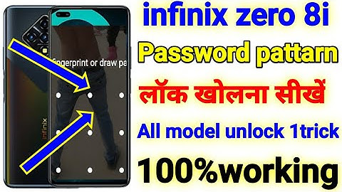 infinix zero 8i hard reset pattern unlock // how to hard reset pattern unlock infinix zero 8i