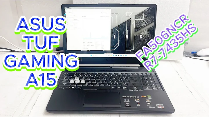 ASUS TUF GAMING A15 FA506NCR Unboxing | Ryzen 7 7435HS Laptop Review