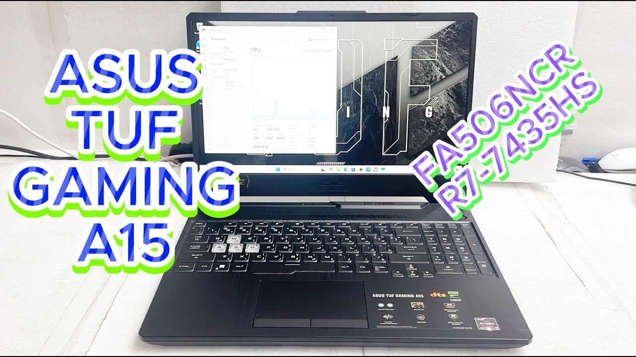 ASUS TUF GAMING A15 FA506NCR Unboxing | Ryzen 7 7435HS Laptop 