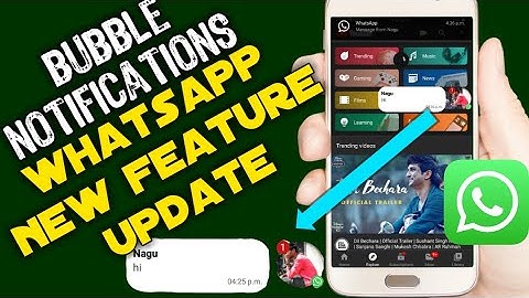 Whatsapp bubble notifications new feature to your whatsapp amazing😳|In Kannada |By Nagesh Wali