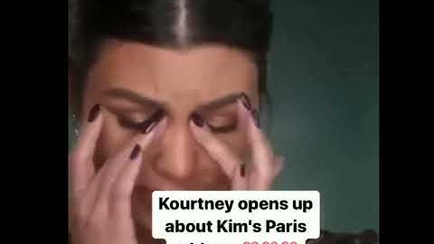 Kourtney opens up on Kim