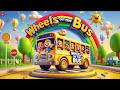 Wheels on the Bus Go Round and Round | Kids Songs & Nursery Rhymes for Children #subscribemychannel