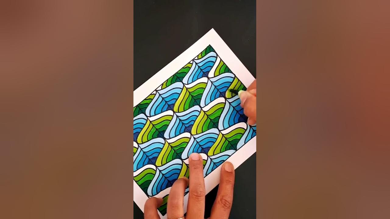 how to draw easy patterns - YouTube