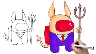 Devil  Among Us Coloring Page #Shorts - Coloring Page For Kids