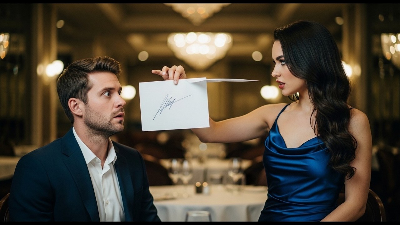 She Raised a Toast to Their “Love”—Then I Opened the Contract