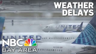 Delays and cancellations continue at SFO
