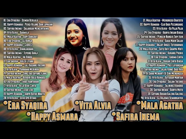 Lagu Terbaik Happy Asmara, Vita Alvia, Era Syaqira, Safira Inema, Mala Agatha _  Dangdut Remix class=