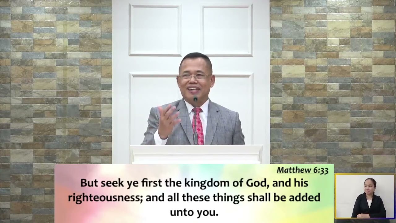 SEEK YE FIRST - PASTOR GIL M. LAURENA