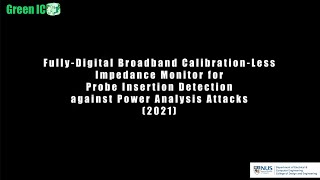 First broadband impedance monitor for probe insertion detection against power analysis attacks