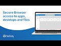 Introducing Thinfinity Workspace: Secure Browser Access to apps, desktops &amp; files