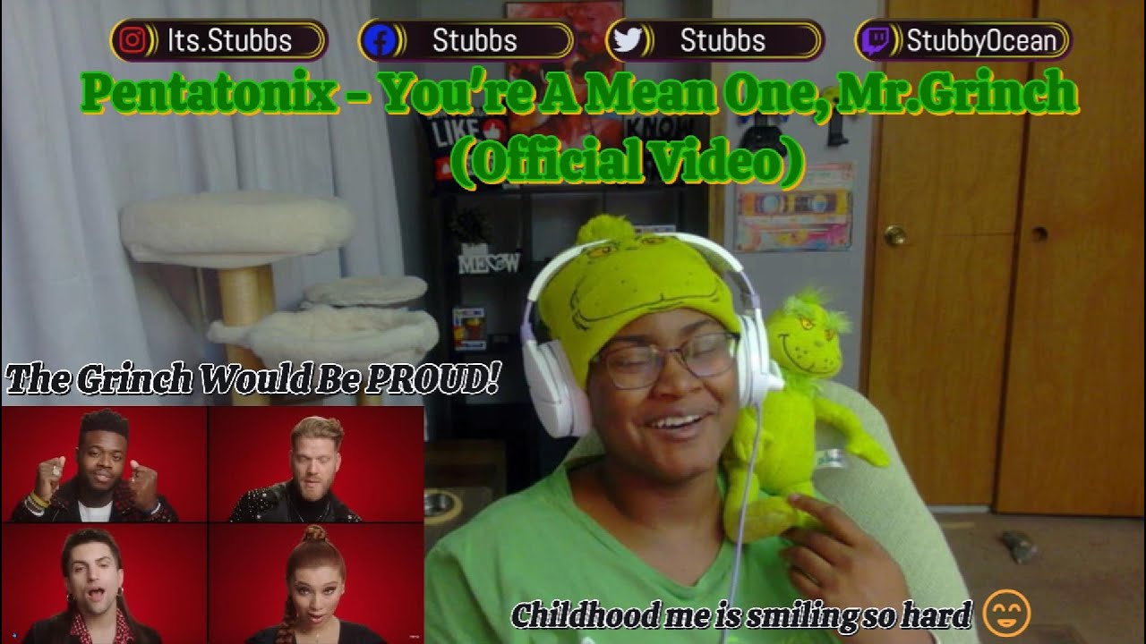 Мистер Гринч + Pentatonix = СОВЕРШЕНСТВО! 😱🎄 | PTX - Ты злой, мистер Гринч | Реакции Стаббса