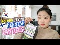 KOREAN TRYING FINNISH CANDIES🍬