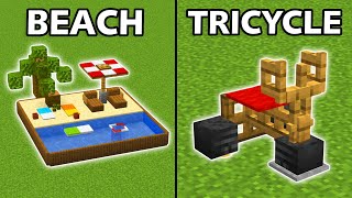 11 Mind-Blowing Minecraft Build Hacks You Didn't Know! (No Mods)