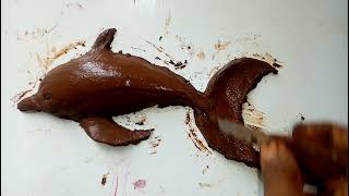 clay art |kalimannu craft|How to make dolphin in clay?how to make @claycrafts