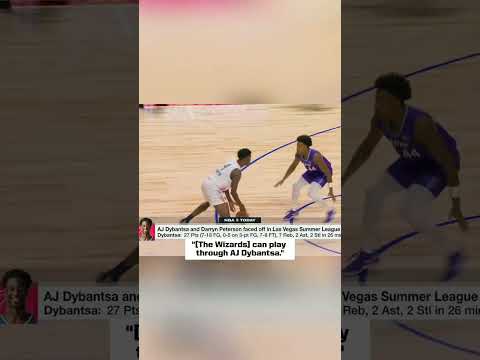 Bobby Marks reacts to AJ Dybantsa's Summer League debut 🏀
