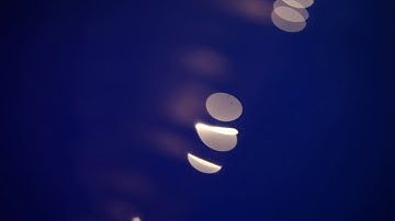 Abstract Video Background | Bokeh Lights Reflection on Water surface