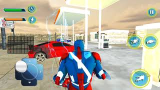 Flying Robot Captain Hero City Survival Mission / Android Game / Game Rock screenshot 4