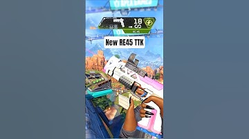 I measured TTK of new energy RE45 in Apex Legends #apexlegends #apex #apexlegendsclips #apexclips