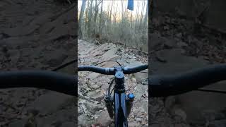 Riding a black diamond rock garden on a hardtail??