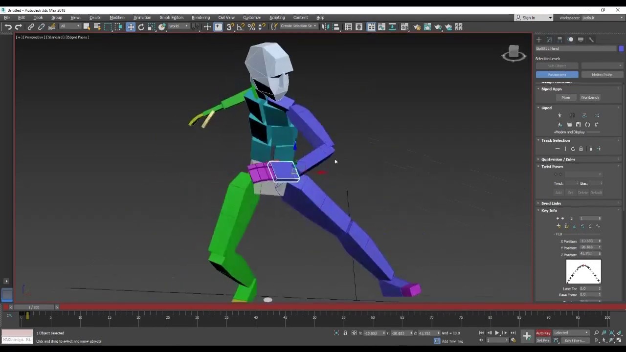  Animation  the 3ds  Max  Biped YouTube