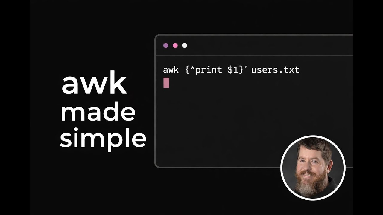awk step by step - YouTube
