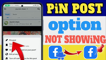 fix pin post option not showing on facebook profile - pin post on facebook profile not showing