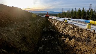 How to Dig a Pipeline Bell Hole, Stairs and Cellar