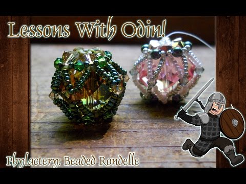 Beaded Bead Crystal Rondelle Jewelry Making Tutorial - Lessons With ...