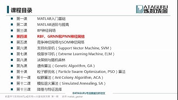 【公开课】机器学习及其Matlab实现【13集】第四课：RBF，GRNN，PNN神经网络