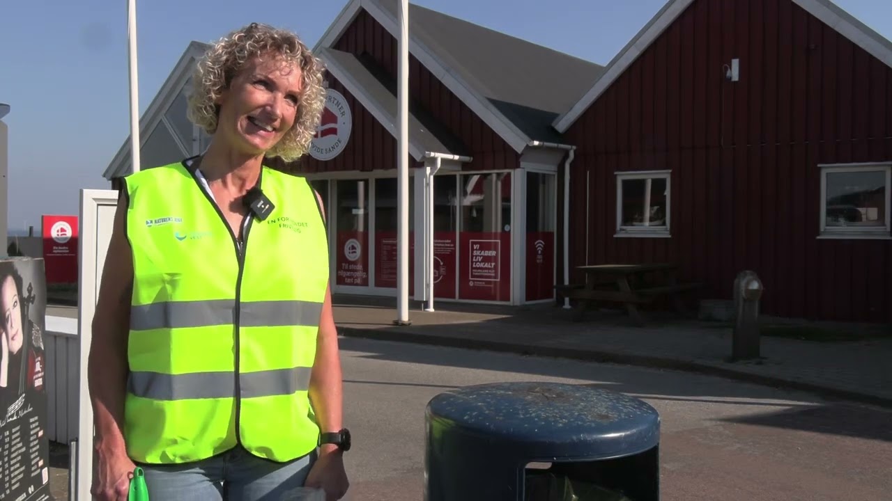 Affaldsindsamling i Hvide Sande
