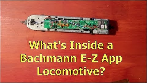 A Look at the Control Board of a Bachmann E-Z App Locomotive
