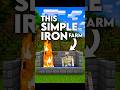 THIS SIMPLE IRON FARM 26.2 #minecraft