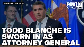 FULL New AG Todd Blanche promises DOJ staff he ll lead with integrity focus on core mission