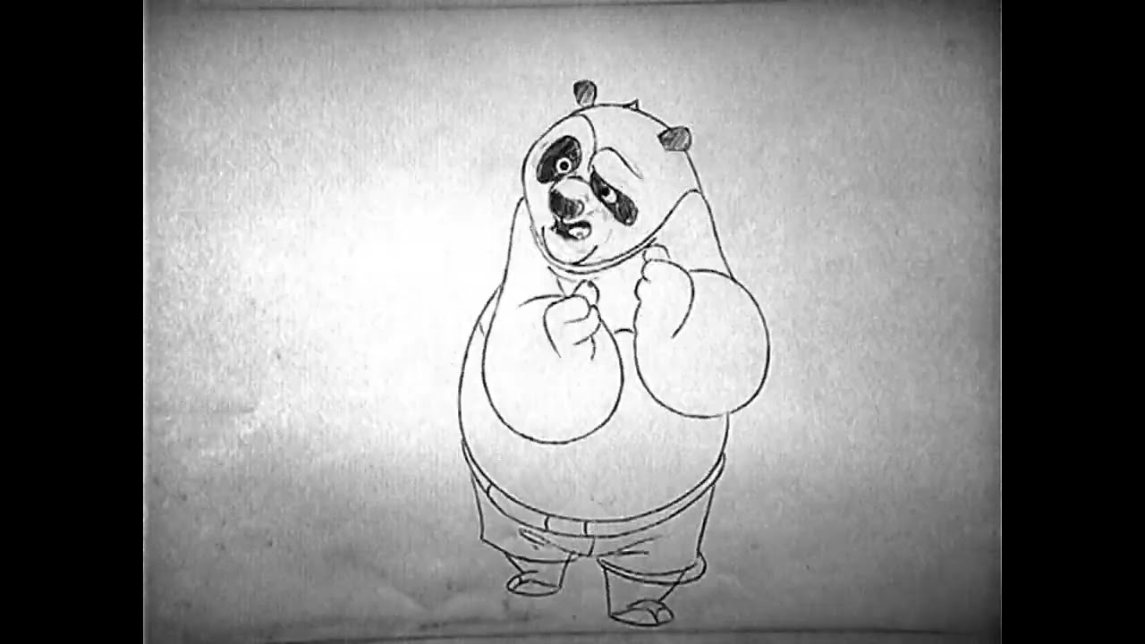 Kung Fu Panda early animation test