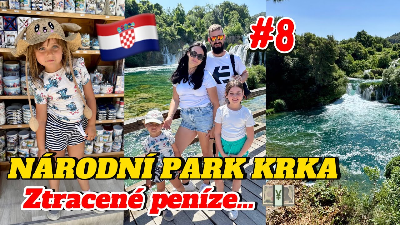 CHORVATSKO - KRKA 🤩 Co jsme našli v moři za klec?? 😳Ztracené peníze 😏 #8