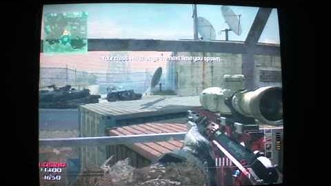 MW3 360 Throwing Knife Across the Map