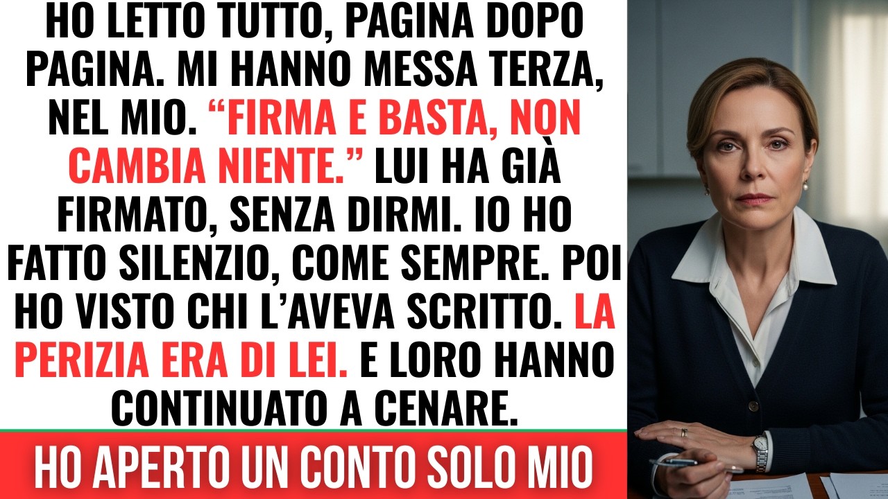 Mi hanno chiesto una firma “semplice”… poi ho scoperto chi muoveva tutto, da mesi…