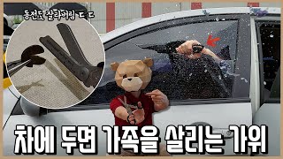 동전도 자르는 미친 절삭력! 차에 두면 내 가족의 생명을 구하는 가위!ㅣ내돈내산