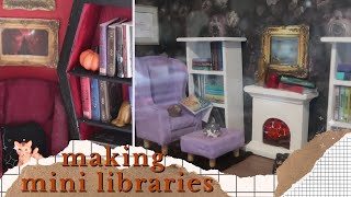 Making a mini library! 📚 + a gothic book nook! 💀🧛♂️
welcome to my channel! for the past few months, Ive been working on making my very own miniature library! Its finally done and Im so excited to share it with you all! Also in this video, I share some of the process of making a gothic book nook for my friends birthday! hope you enjoy xx
~tutorials I followed~
mini book tutorial: https://www.youtube.com/watch?v=HjJHx9OOzAk&t=838s
Armchair tutorial: https://www.youtube.com/watch?v=R7EAc9g5NSE&t=886s
Ottoman tutorial: https://www.youtube.com/watch?v=rlp5BdpPeAU
📚 SUBSCRIBE TO @withlovelisa_ : https://www.youtube.com/@withlovelisa_ 📚
~~~follow me elsewhere~~~
Twitter: https://twitter.com/Brittany_Books
Bookstagram: https://www.instagram.com/brittanyandboooks/
TikTok: https://www.tiktok.com/@brittanyandbooks?lang=en
NaNoWriMo Profile: https://nanowrimo.org/participants/brittanyandbooks
Besties & Books Book Club Twitter: https://twitter.com/bestiesandbooks
Goodreads: https://www.goodreads.com/user/show/30357349-brittany
Business Inquiries: brittanyandbooks@gmail.com
#booktube #miniature #bookshelf #booknook Making a mini library! 📚 + a gothic book nook! 💀🧛♂️