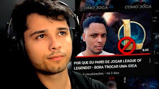 "racismo é normal no league of legends"