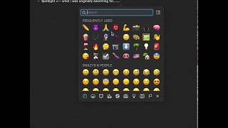 Bigthink Why Does Spotify Come Up In Emoji Search? Shouldnt Emoji Dictionary Be Non-Commercial?
