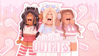 Aesthetic Roblox Christmas Winter Outfits For Girls With Links Wraiinbow Youtube - winter roblox girl gfx