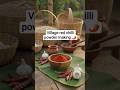 Traditional Red Chilli Powder Making 🌶️ | Fresh Chillies to Homemade Spice | Village Cooking #shorts