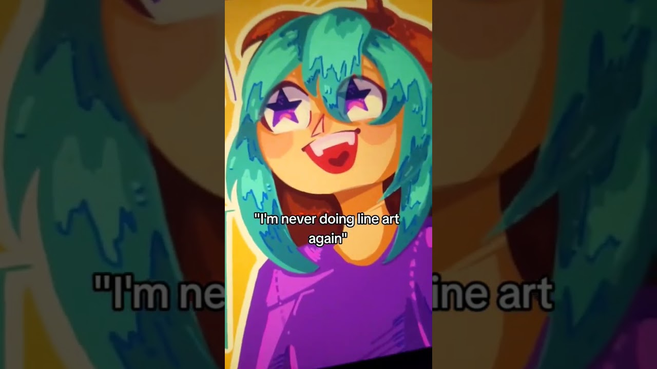 "I'm never doing line art again"