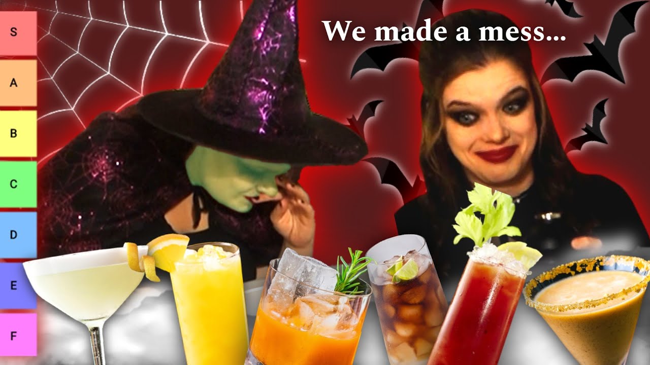What is the WORST Halloween Cocktail? (tier list) YouTube