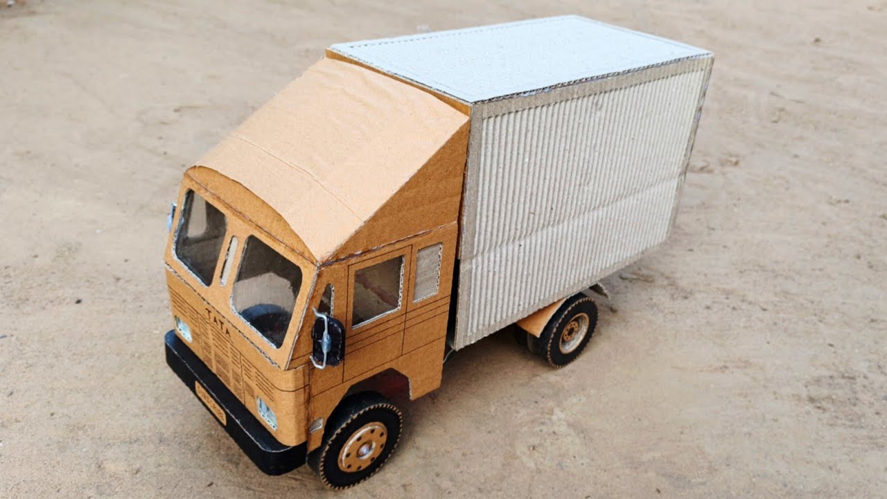DIY Cardboard Container Truck: MEGA BUILD!
